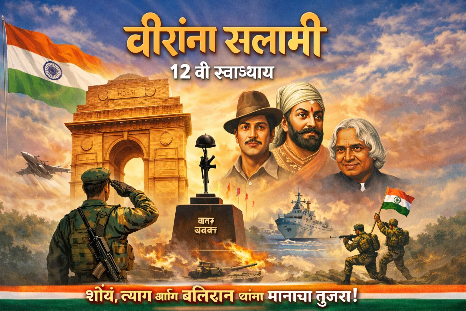 Veerana Salami Swadhyay In Marathi