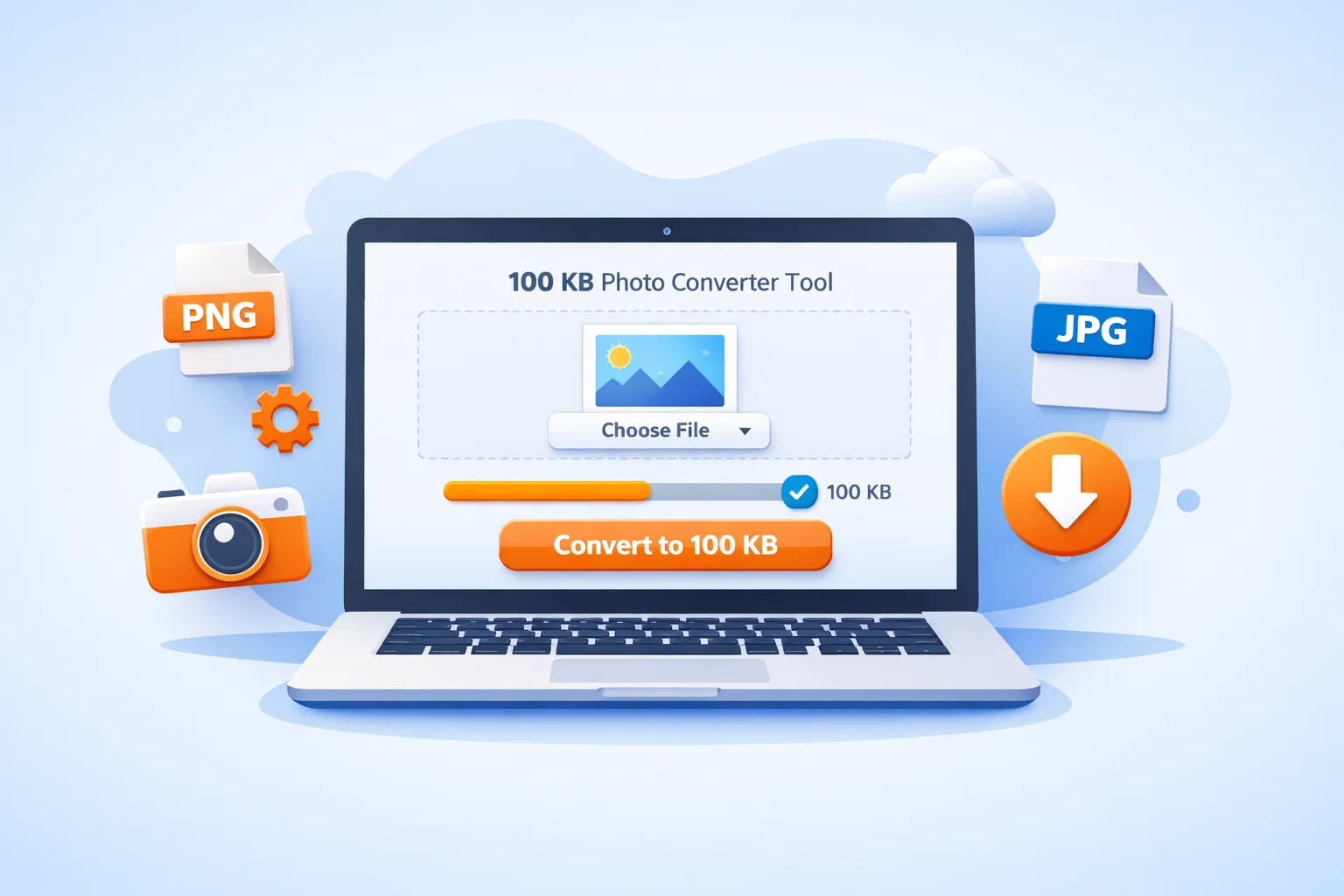 100 KB Photo Convertor Exam Tool